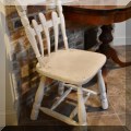 F70. Set of 4 white painted chairs. 